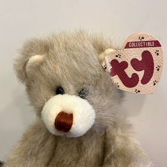 Ty Attic Treasures Dickens The Teddy Bear Handmade Jointed Body 8.5" with Tag - Picture 2 of 10